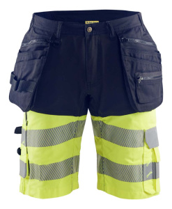 Highvis riipputaskushortsit 4-way stretch huomio, Blåkläder 7