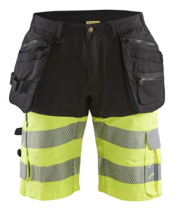 Highvis riipputaskushortsit 4-way stretch huomio, Blåkläder 6