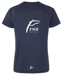 Rush SS Tee Navy Naisten 2