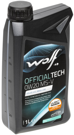 WOLF OFFICIALTECH 0W-20 MS-V 1L WOLF65617-1