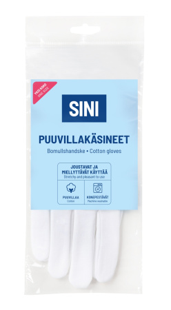 Puuvillakäsine (yksi koko)