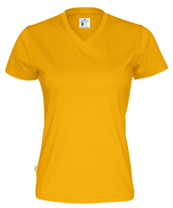 T-SHIRT V-NECK LADY (GOTS), Cottover 14