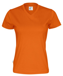 T-SHIRT V-NECK LADY (GOTS), Cottover 13