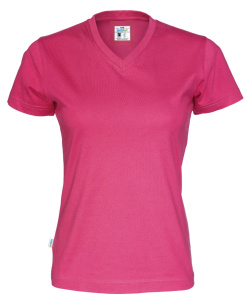 T-SHIRT V-NECK LADY (GOTS), Cottover 11