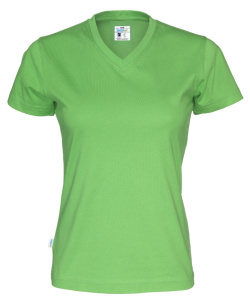 T-SHIRT V-NECK LADY (GOTS), Cottover 2