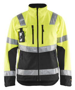 Highvis softshelltakki huomio, Blåkläder 2