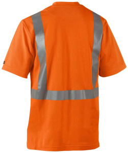 Highvis t-paita, UV-suojattu Huomio oranssi, Blåkläder 3