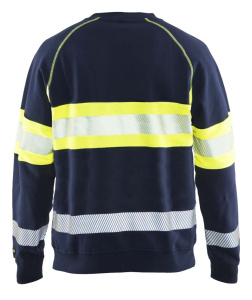 Highvis college Mariininsininen/Huomio keltainen, Blåkläder 3