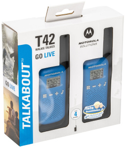 RADIOPUHELINSETTI MOTOROLA T42 2KPL 3XAAA EI SIS. 2