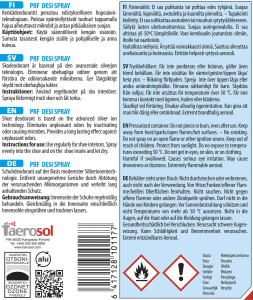DESI SPRAY 220ML KENKÄDEODORANTTI YMS. 2