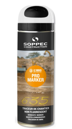 SOPPEC Pro Marker Merkintämaali 500ml, valkoinen