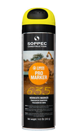 SOPPEC Pro Marker Merkintämaali 500ml, keltainen