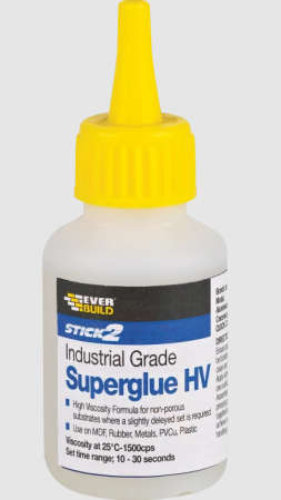 Everbuild SUPERGLUE HV 10-30 sek, 50 g pll, kirkas
