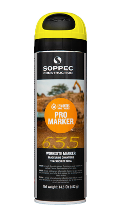 SOPPEC Pro Marker Merkintämaali 500ml, keltainen 141502