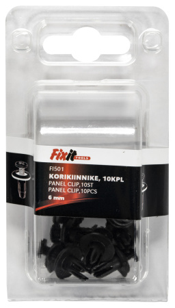 KORIKIINNIKE RUUVATTAVA 6MM 10 KPL