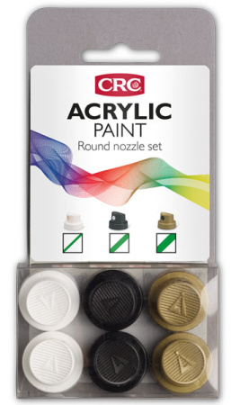 CRC ACRYLIC RAL NOZZLE SET akryylimaali, 520ml