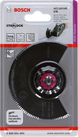 SEGMENTTITERÄ ACZ100SWB 100MM PYÖREÄ