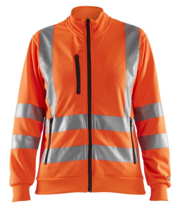 Naisten highvis college vetoketjulla huomio 6