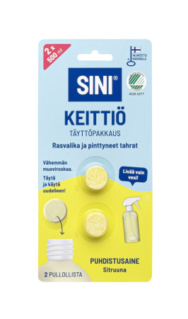 Keittiö täyttöpakkaus 2 kpl