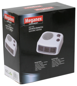 SÄHKÖLÄMMITIN 1000/2000W 230V METALLIRUNKO MEGANEX 2