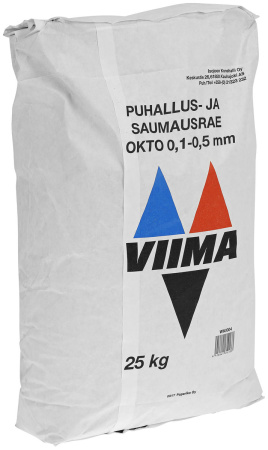 PUHALLUS- JA SAUMAUSRAE OKTO 0,1-0,5MM 25KG