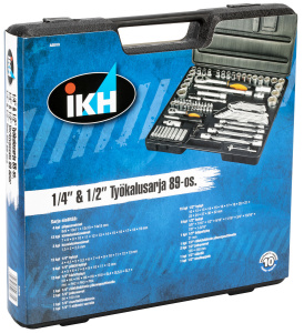 TYÖKALUSARJA 1/4" JA 1/2" 89-OS. 3