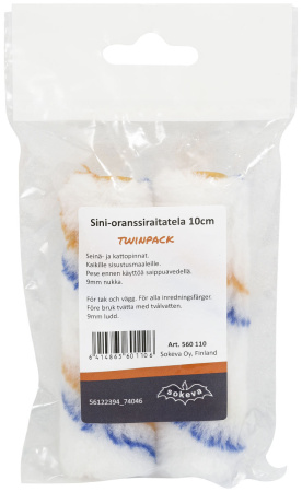 MINITELA 10CM SINI-ORANSSIRAITATELA 2KPL
