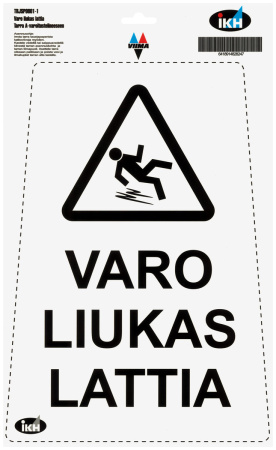A-VAROITUSTELINEEN TARRA "VARO LIUKAS LATTIA"