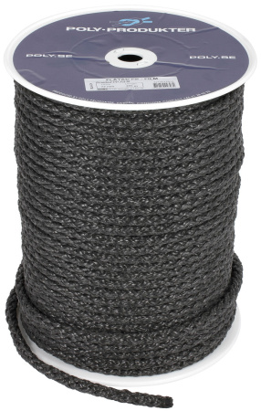 KÖYSI POLYPROPEENI 12MM 165M MUSTA 1495KG