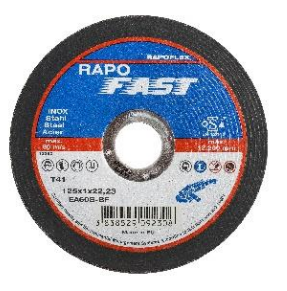 RAPO FAST Katkaisulaikka T41-125x1,6x22 E20 A46 FAST, PFERD