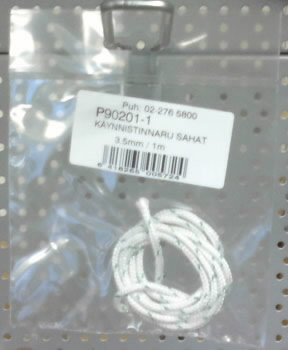 KÄYNNISTYSNARU 3,5MM/ 1M MOOTTORISAHAT