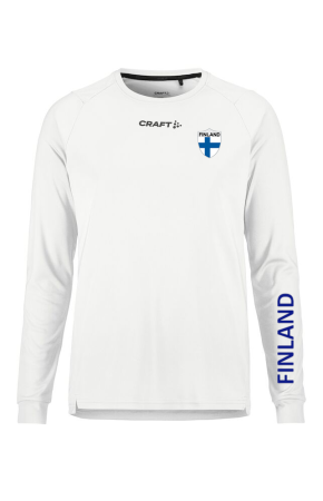 Rush LS Tee White