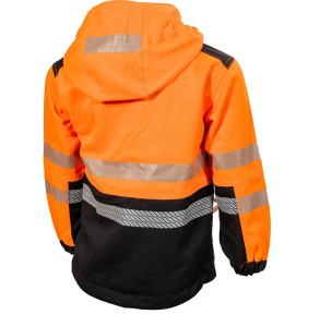 LASTEN TAKKI ADI HI-VIS ORANSSI/MUSTA 2