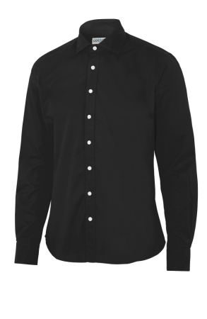 COTTOVER TWILL SHIRT MEN SLIM FIT BLACK