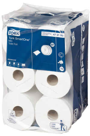 WC-PAPERI 12RLL TORK SMART ONE MINI T9