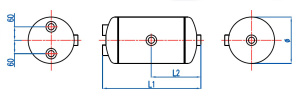 APLUS ILMASÄILIÖ TERÄS 20L 206X691MM 2