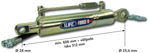 HYDRAULINEN TYÖNTÖVARSI 80/40/312 NIVEL-CAT2 2
