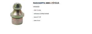 RASVANIPPA 6MM LYÖTÄVÄ 2