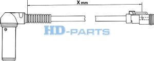 ABS-/EBS-TUNNISTIN SCANIA 90°, L=2800MM, A-PISTOKE 6