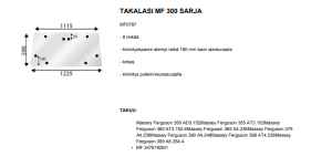 TAKALASI MF 300 SARJA 3