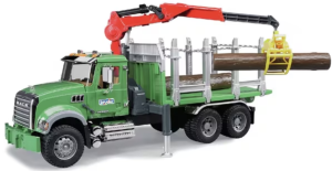 MACK Granite kuorma-auto nosturilla ja kolmella tukilla 3