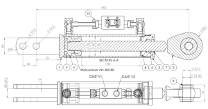 HYDRAULINEN KALTEVUUDENSÄÄDIN 60/30-460 MF300 3