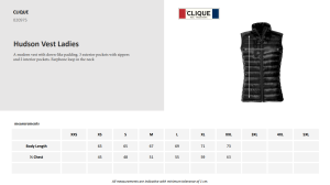 Hudson ladies vest Royal 3