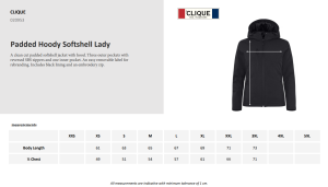 Padded Hoody Softshell Naisten 4