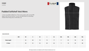 Padded Sofshell Vest Navy Miesten 3