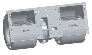 PUHALLIN SPAL 24V 3-NOP/ 351X136X140 MM / 416 W /  HD LL