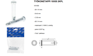TYÖKONETAPPI 10X55 2KPL 4