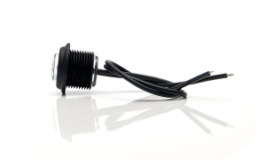 LED-ÄÄRIVALO PYÖREÄ 29MM VALKOINEN 12-24V IP68 SOPII 21MM REIKÄÄ 3