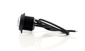LED-ÄÄRIVALO PYÖREÄ 29MM PUNAINEN 12-24V IP68 SOPII 21MM REIKÄÄN 3