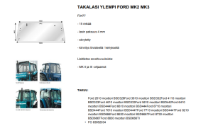 TAKALASI YLEMPI FORD MK2 MK3 2